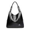 Luxury Three Layers Genuine Soft Pu Leather Tote Bag Handbags Mssza