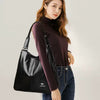 Luxury Three Layers Genuine Soft Pu Leather Tote Bag Handbags Mssza