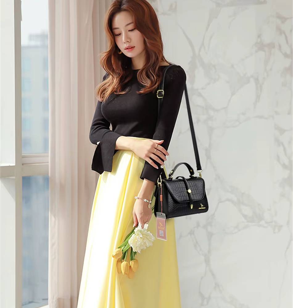 Luxury Versatile Designer Crocodile Leather Crossbody Bags Mssza