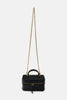 Luxury Vintage Solid zipper Chains Sling Clutch Square Bag Mssza