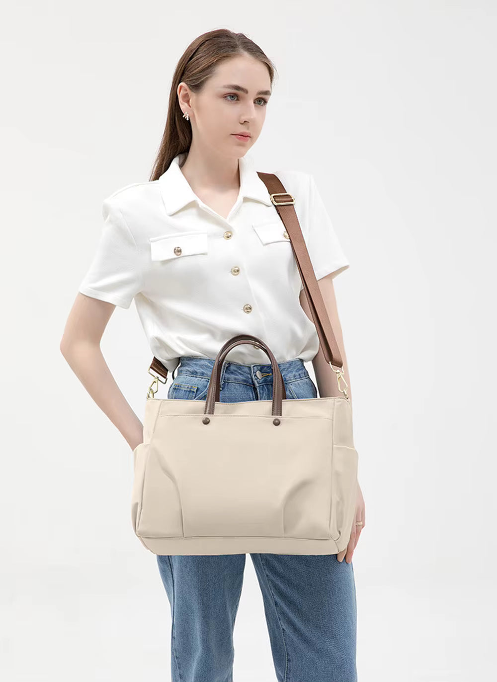 Macbook Air Pro Lenovo Asus Samsung Dell Cover Shoulder Handbag Briefcase Laptop Bag Mssza