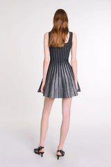 Lattice Knit Mini Dress Mssaz Desses