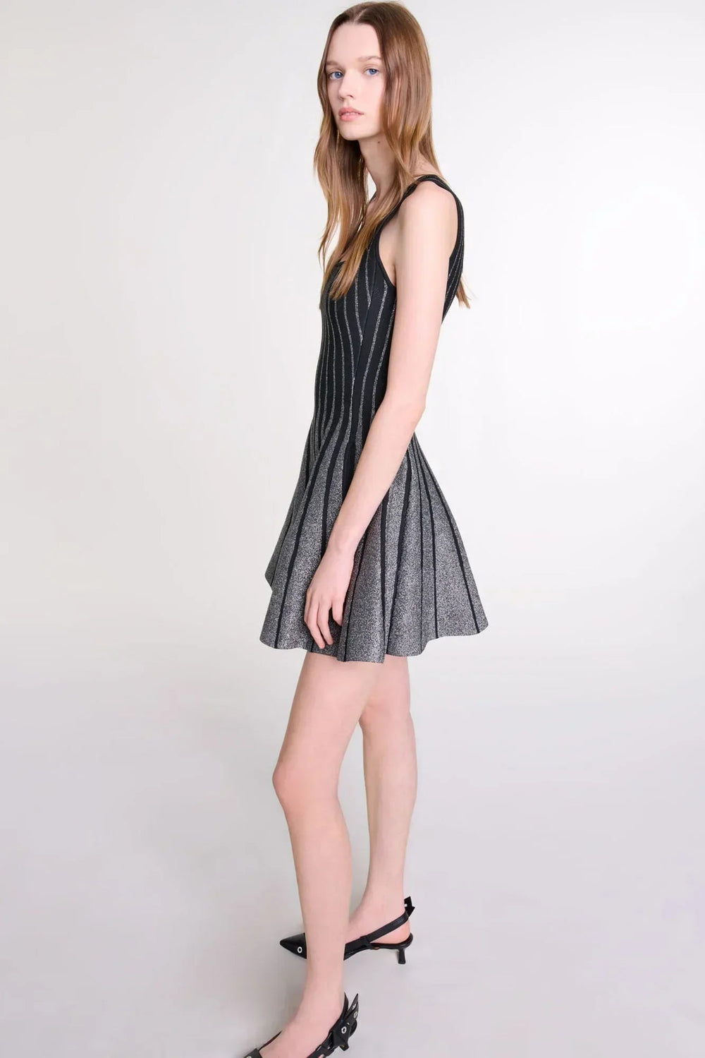 Lattice Knit Mini Dress Mssaz Desses