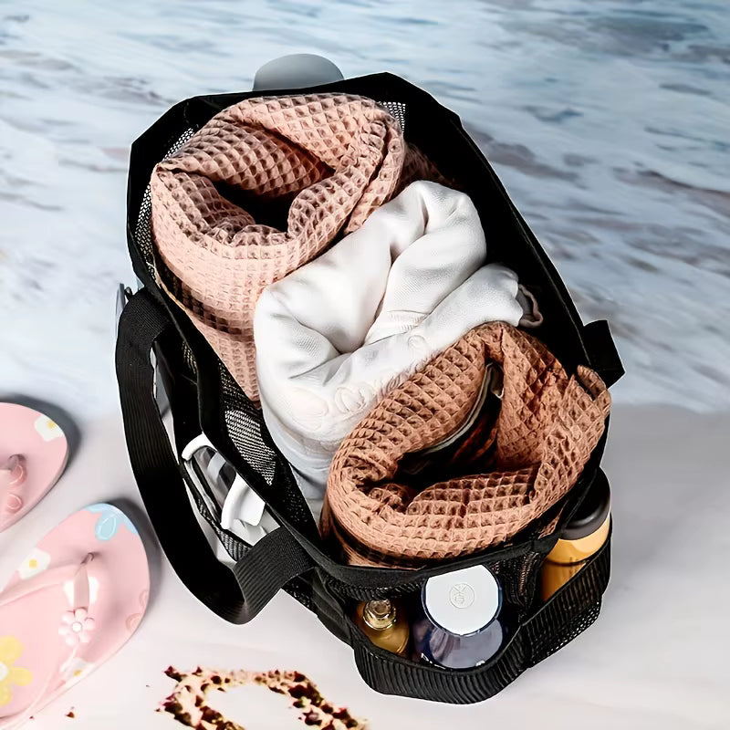 Mesh Beach Swimming Oversized Tote Beach Toy Bag Pack Mssza