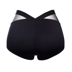 Mesh Solid Exercise Workout Running Yoga Athletic Gym Trousers Sportswear Shorts Mssza