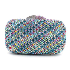 Minaudiere Crystal Diamond Evening Clutch Purse Mssza