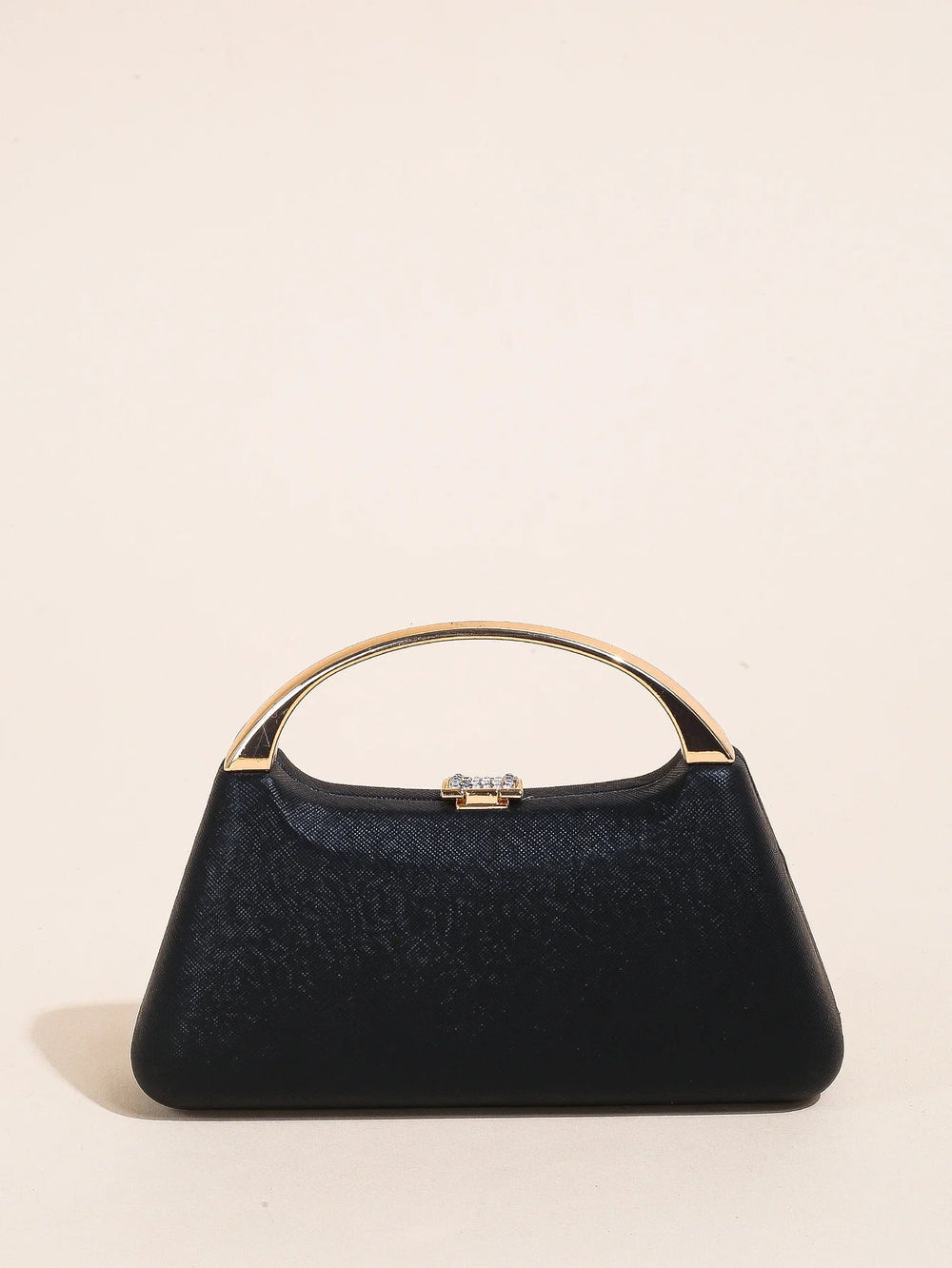 Mini Pearlescent Crisscross Pocket With Compact And Simple Drill Buckle Clutch Bag Mssza