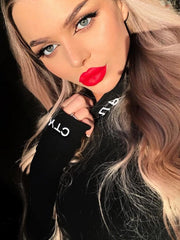 Mock Neck Long Sleeve One Piece Bodysuit Mssza