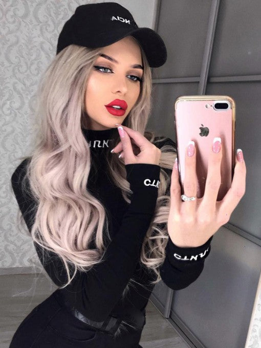 Mock Neck Long Sleeve One Piece Bodysuit Mssza