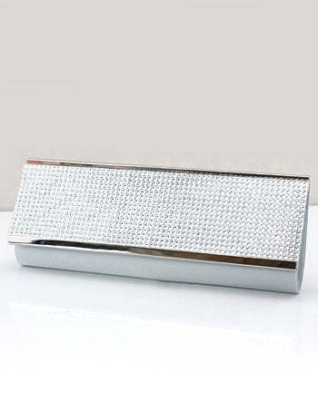 Modern Silk Rhinestone Concise Wedding Bridal Purse Mssza