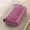 Multi Slot Wallet Genuine Leather Business Bank Credit Card Holder Mssza