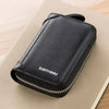 Multi Slot Wallet Genuine Leather Business Bank Credit Card Holder Mssza