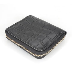 Multi-function Solid PU Leather Short Zipper Wallet Mssza