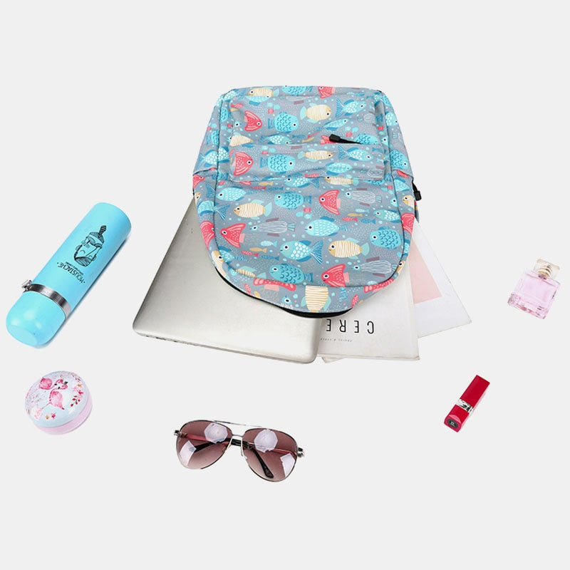 Multifunctional Print Waterproof Backpack Mssza