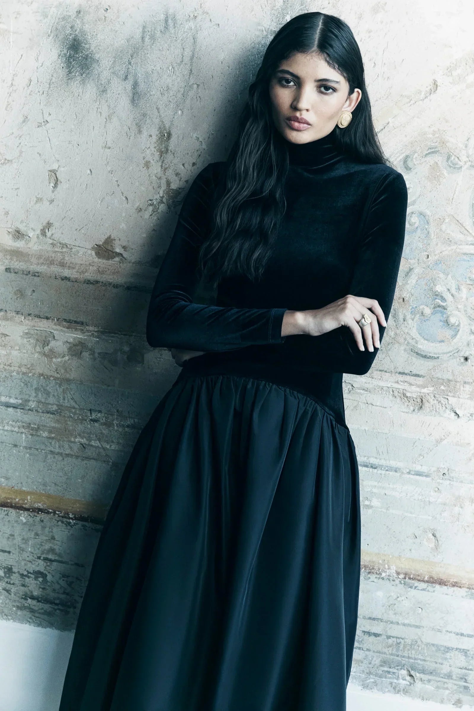 Florienne Long Sleeve Maxi Dress Mssaz Desses
