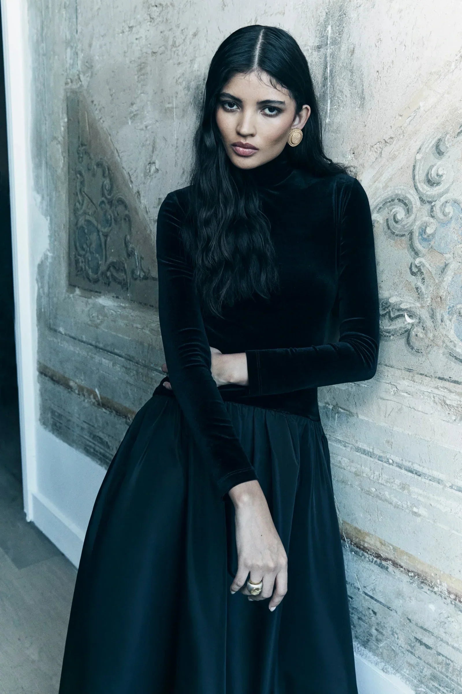 Florienne Long Sleeve Maxi Dress Mssaz Desses