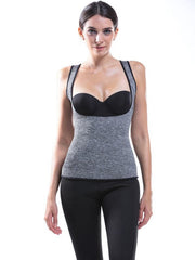 Neoprene Fitness Corset Tank Top Mssza