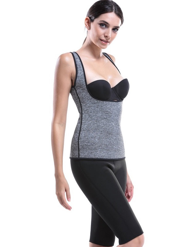 Neoprene Fitness Corset Tank Top Mssza