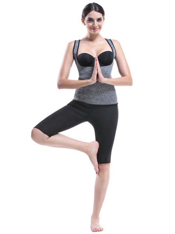 Neoprene Fitness Corset Tank Top Mssza