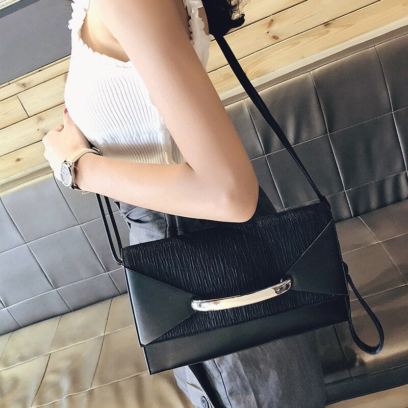 New Envelope clutch bag women leather Birthday party evening clutch bags for women Ladies shoulder clutch bag 26 x 3 x 15 cm Mssza