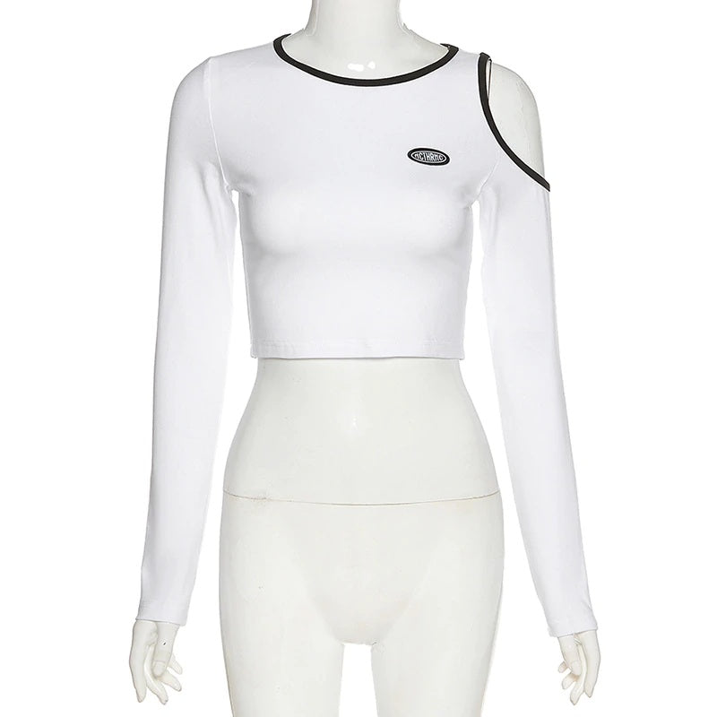 New Solid Color Slim  Long-Sleeved T-Shirt Mssza