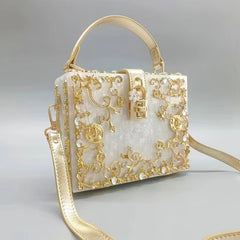 Hardware Diamond Setting Luxury Designer Handbags Mssza
