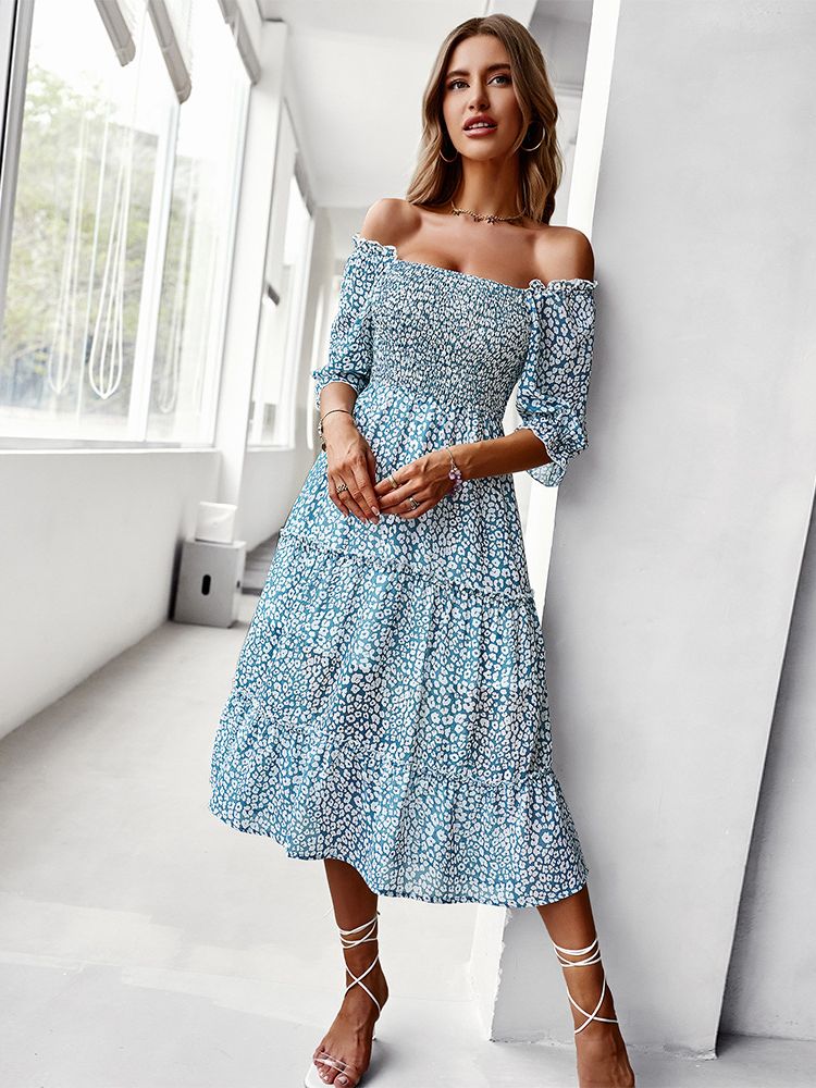 Elegant Boho Chiffon Party Beach  Dress Mssaz Desses