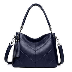 New Large Casual Shoulder Leather Retro Handbag Mssza