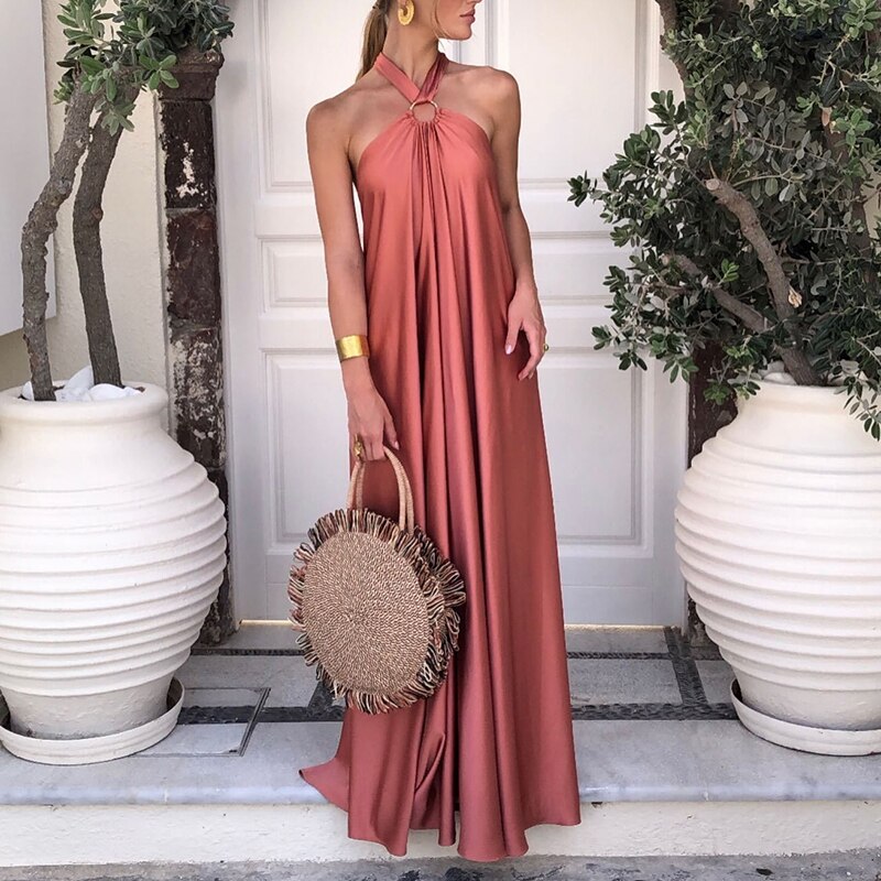 Off Shoulder Hollow Out Backless Maxi Dress Mssaz Desses