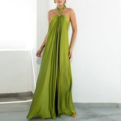 Off Shoulder Hollow Out Backless Maxi Dress Mssaz Desses