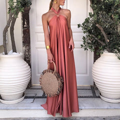 Off Shoulder Hollow Out Backless Maxi Dress Mssaz Desses