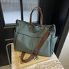 Nylon Tote Featuring Two Pockets Large Capacity Commuting Handbag Mssza