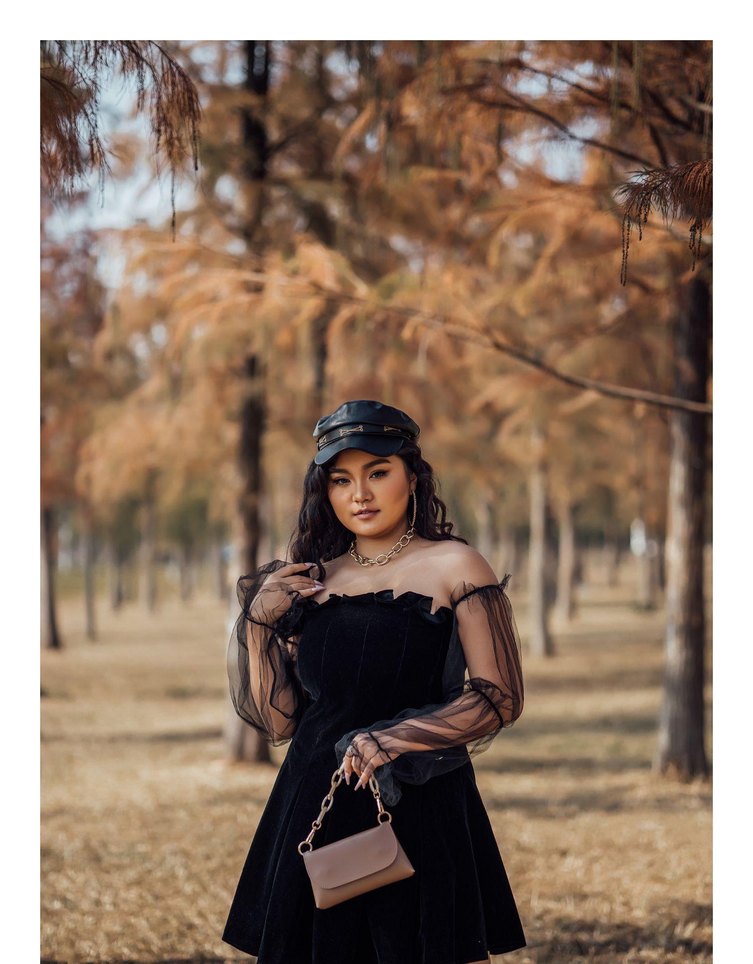 Off Shoulder Lantern Sleeve Mini Dress Mssaz Desses