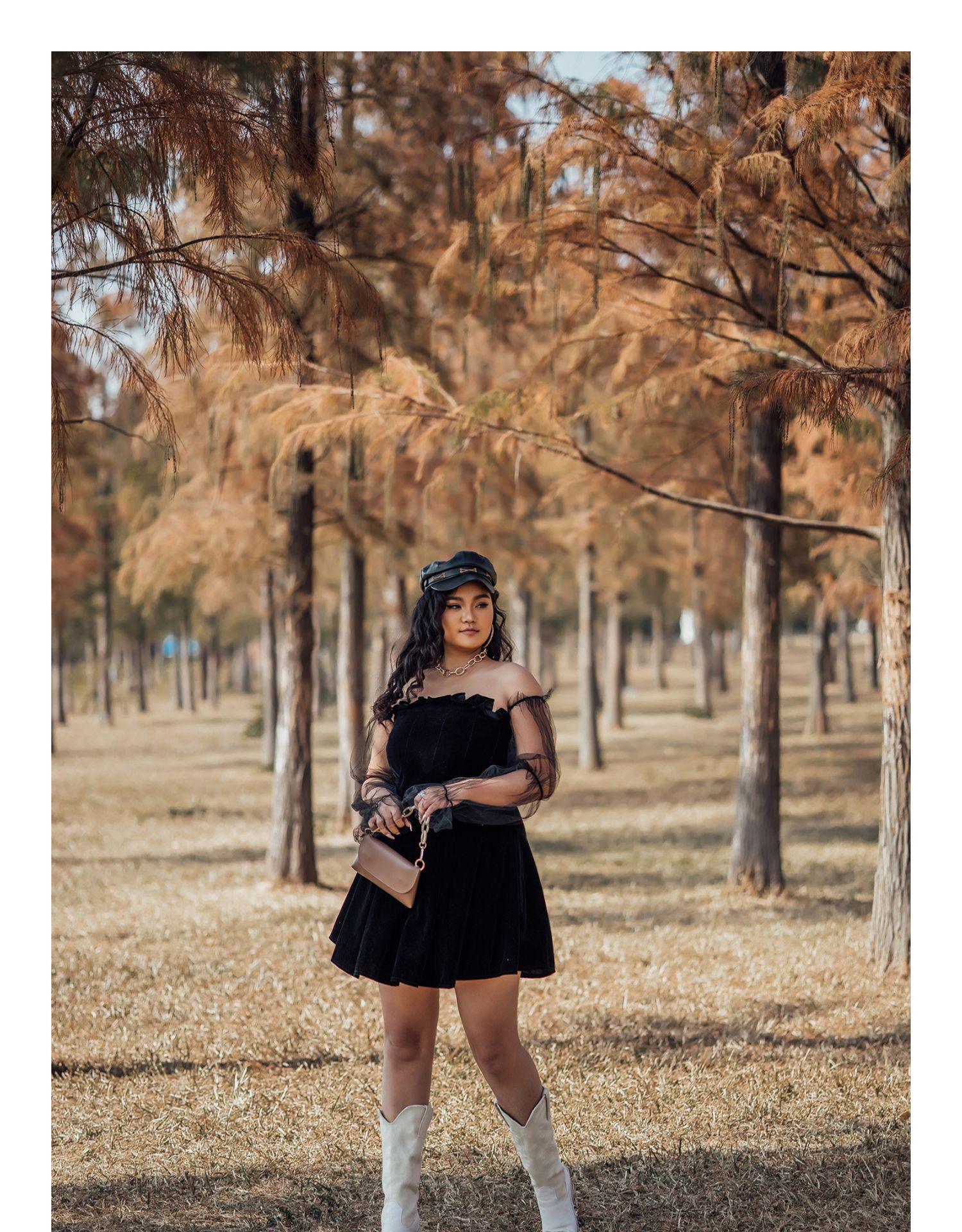 Off Shoulder Lantern Sleeve Mini Dress Mssaz Desses