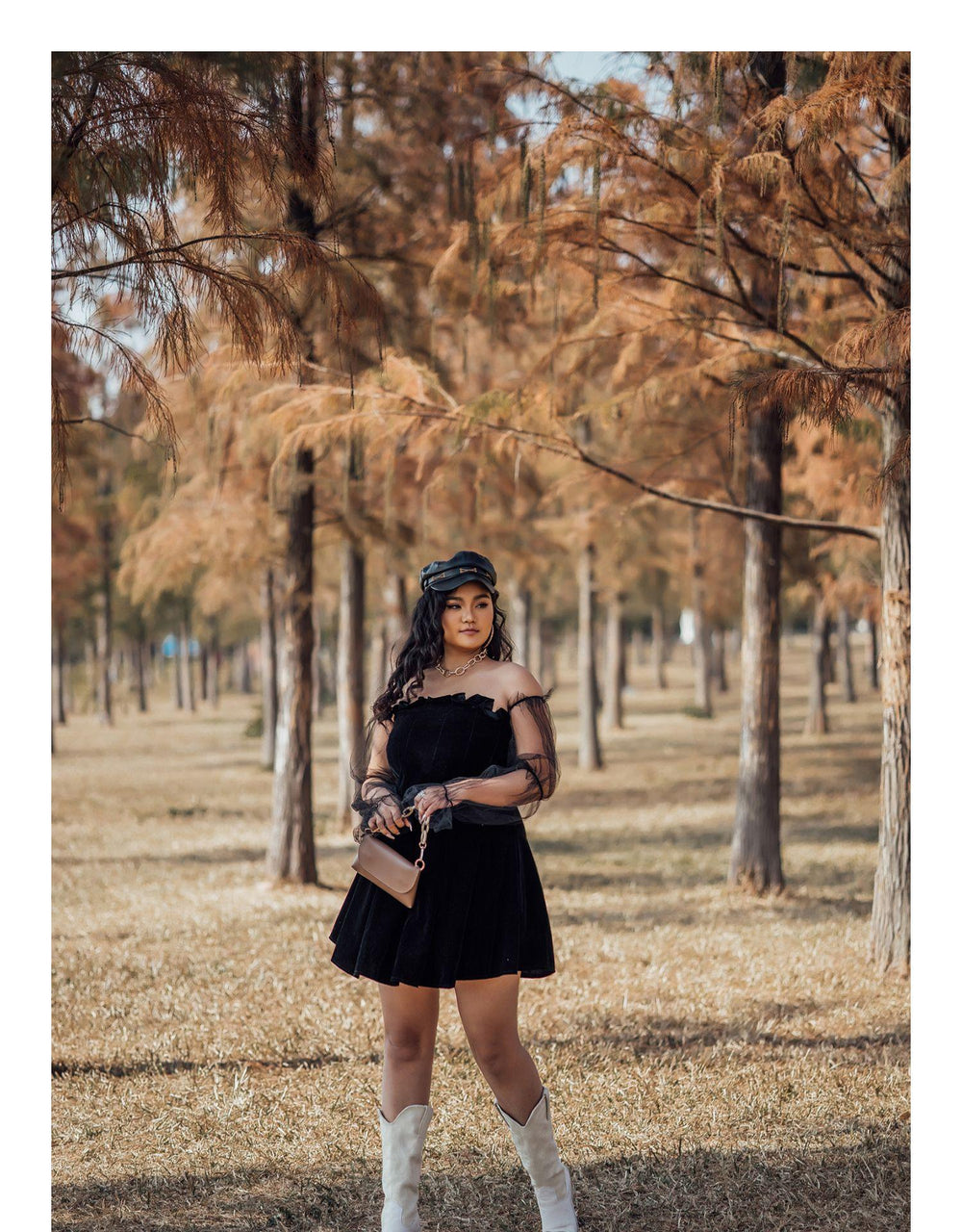 Off Shoulder Lantern Sleeve Mini Dress Mssaz Desses
