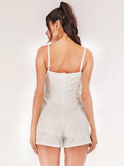 Off Shoulder Camisole Rompers Mssza