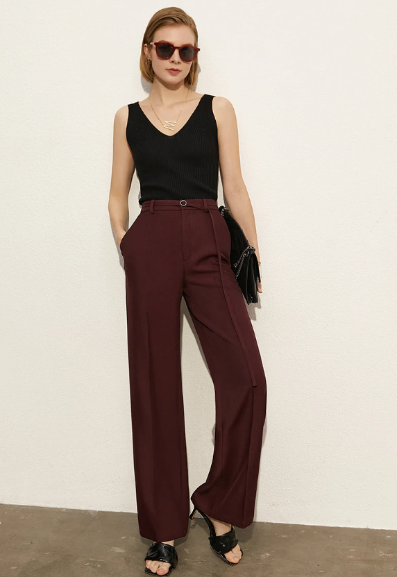 Office Lady Solid V-neck Slim Vest Tank Streetwear Camisole Tops Mssza