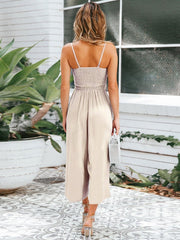 One Piece Backless Polyester Outfit Mssza