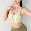 One-Piece High-Strength Shock-Proof Underwear Vested Front Zipper Yogo Sports Bra Mssza