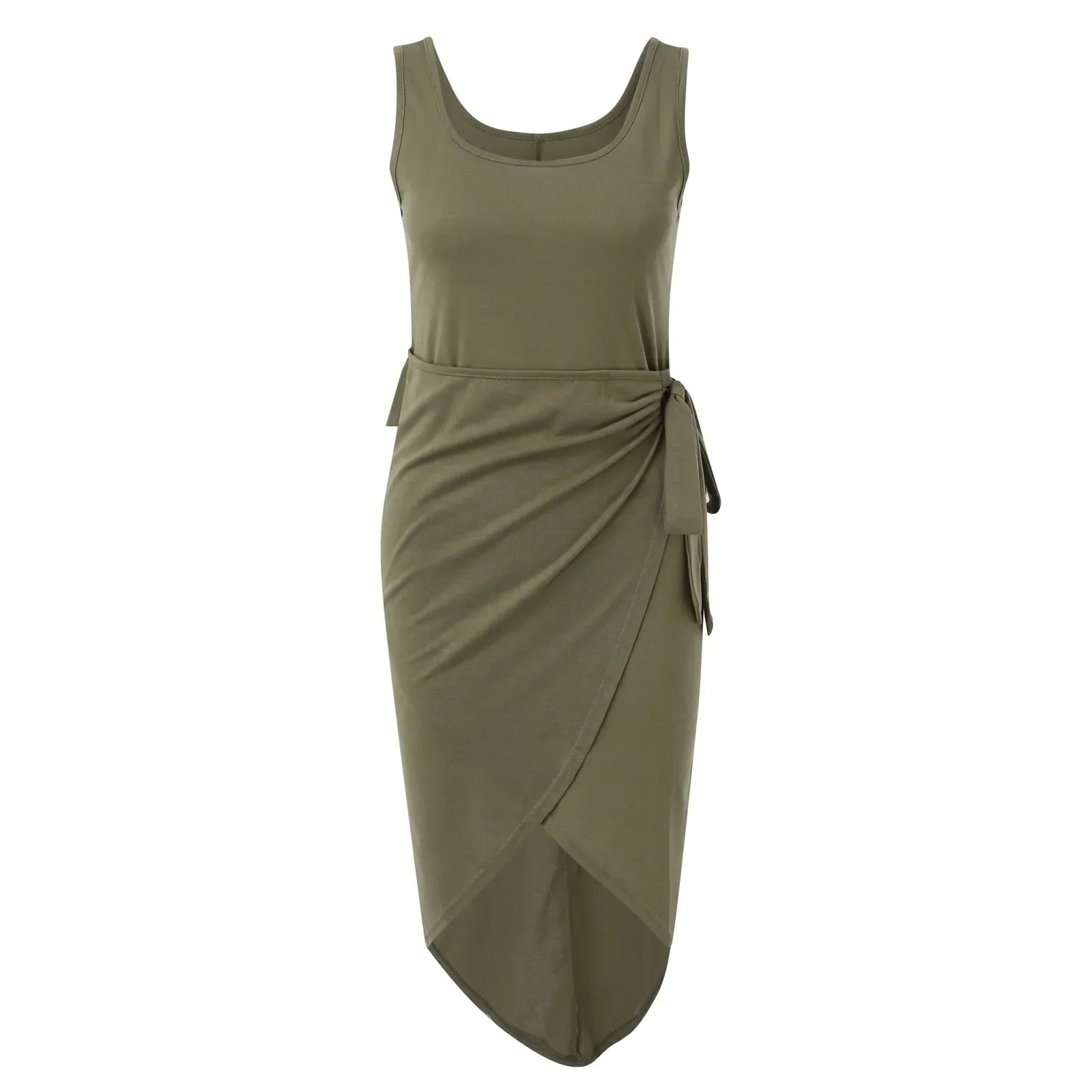 One Shoulder Cocktail Ladies Ruffle Wrap Ruched Bodycon Formal Wedding Guest Female Robe Midi Dress Mssaz Desses