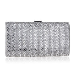 One Side Rhinestones Evening Party Clutch Mssza