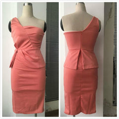 One off shoulder dress  bodycon dresses Elegant office ladies club party dress Autumn skinny vestidos Mssaz Desses