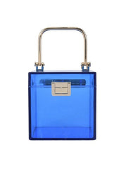 Online Solid Transparent Trendy Handbag Mssza