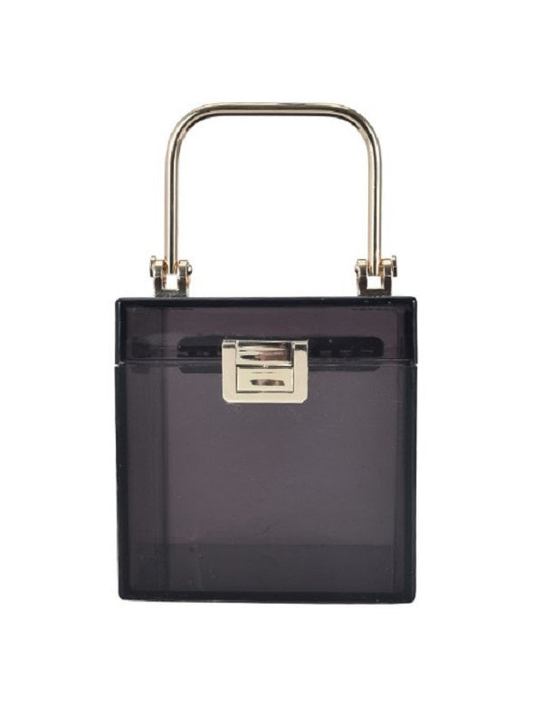 Online Solid Transparent Trendy Handbag Mssza
