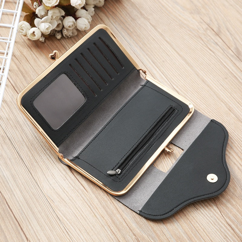 PU Leather Card Holder High Quality Long Wallet Mssza