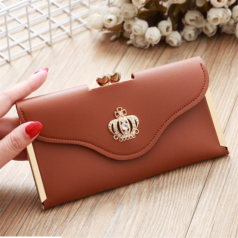 PU Leather Card Holder High Quality Long Wallet Mssza