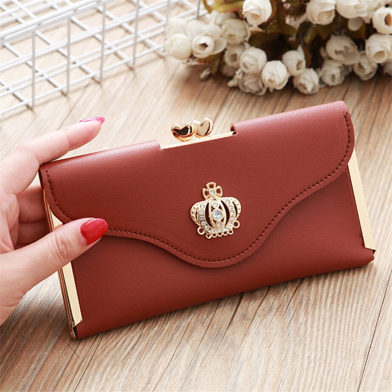 PU Leather Card Holder High Quality Long Wallet Mssza