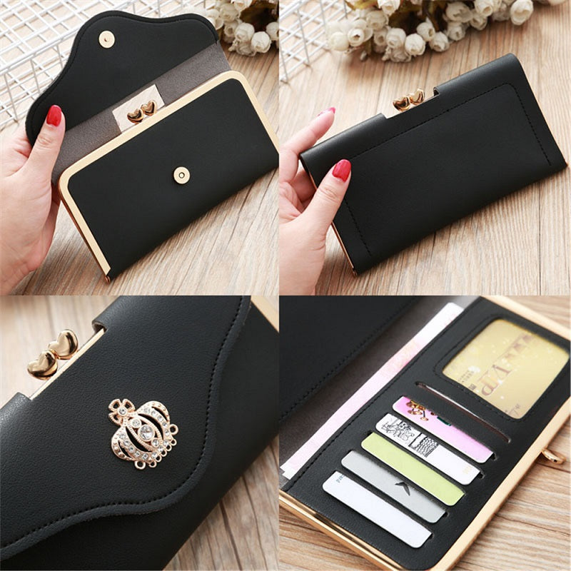 PU Leather Card Holder High Quality Long Wallet Mssza