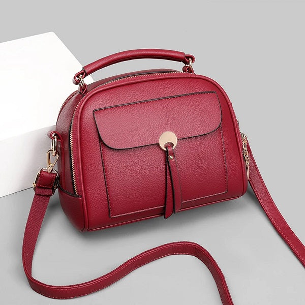 PU Leather Designer Casual Elegant Shoulder Bags Mssza
