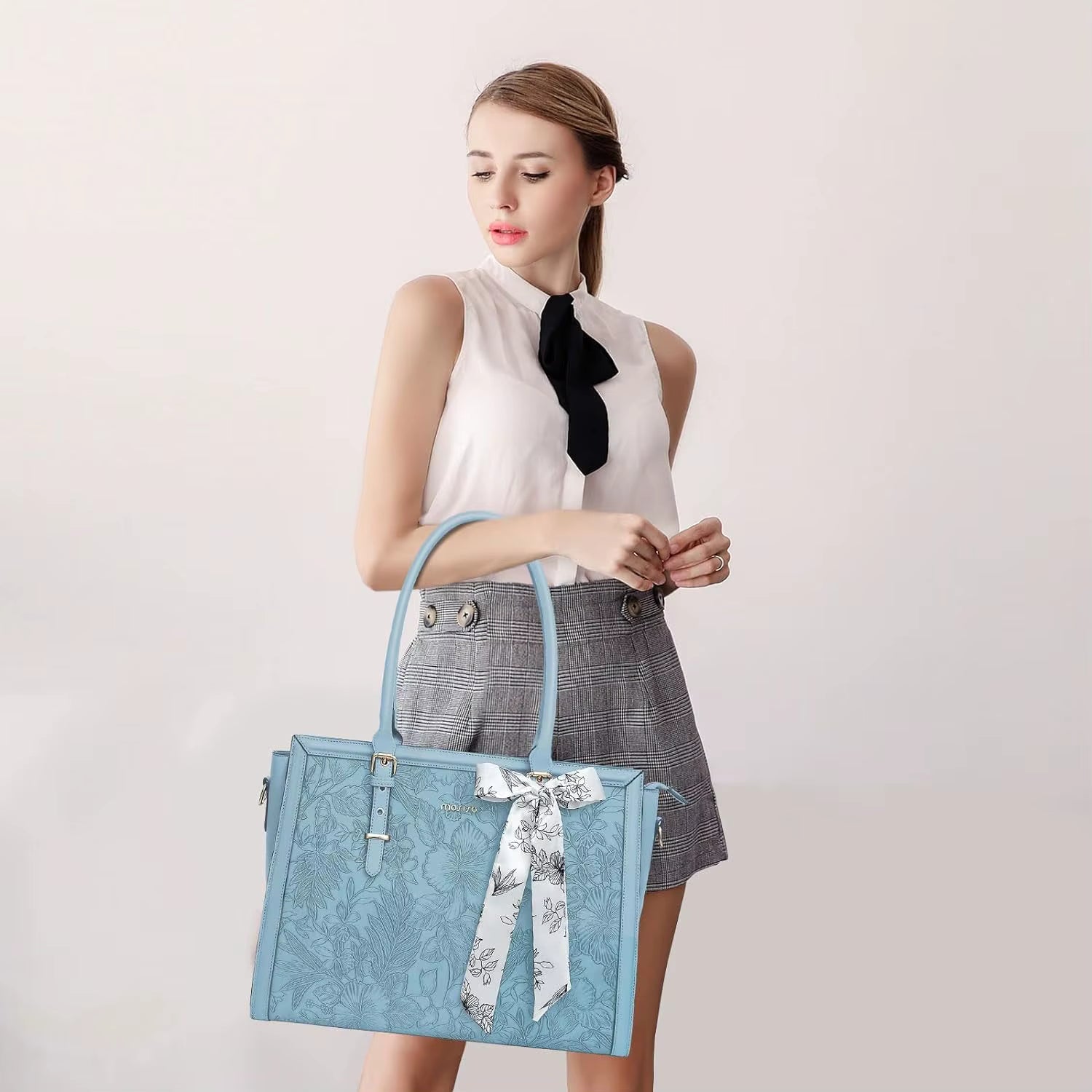 PU Leather MacBook Air Pro Notebook Shoulder Laptop Bag Mssza